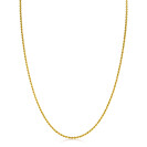 60cm ZINZI gold plated zilveren koord ketting ZILC-K60G