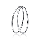 ZINZI zilveren oorringen 35 x 2mm glad ZIO435
