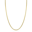 ZINZI gold plated zilveren ronde slangen ketting (2mm breed) 42-45cm ZIC2849G