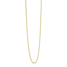 42cm ZINZI gold plated zilveren anker ketting ZILC-A42G
