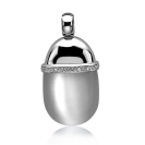 Zinzi zilveren hanger grijs ZIH794G