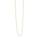 45cm ZINZI zilveren bolletjes ketting geel verguld ZILC-B45G