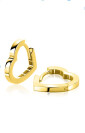 15mm ZINZI Gold 14 krt gouden oorringen in hartvorm met luxe klapsluiting 2mm vierkante buis ZGO574
