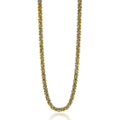 ZINZI zilveren schakelcollier 14K geelverguld 45cm ZIC1288G