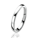 ZINZI zilveren ring glad 2mm ZIR828