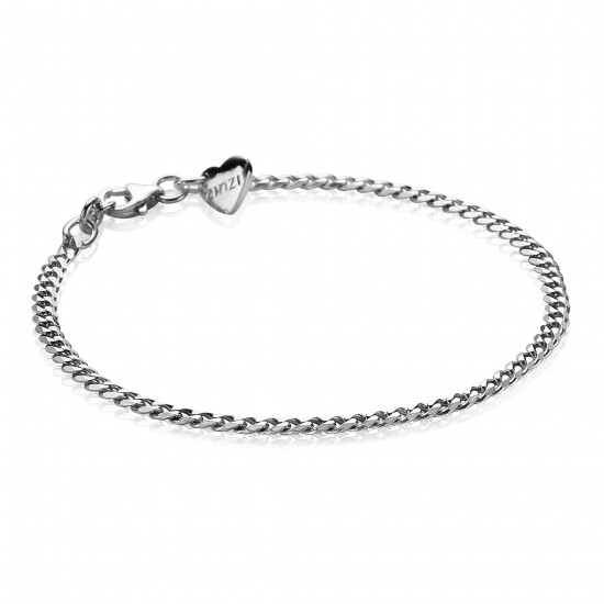 ZINZI zilveren armband 3mm gourmet ZIA1418