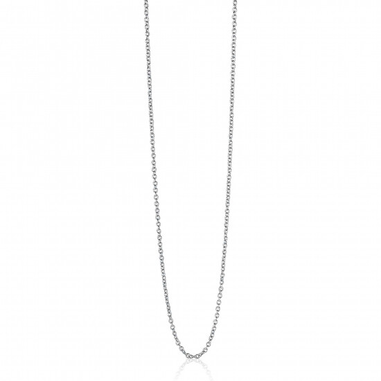 80cm ZINZI zilveren anker ketting ZILC-A80