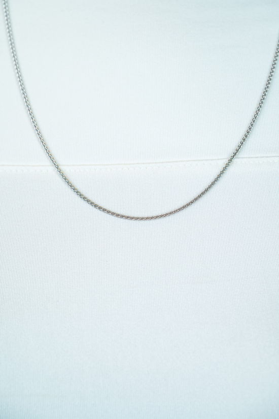 60cm ZINZI zilveren palmier ketting ZILC-P60