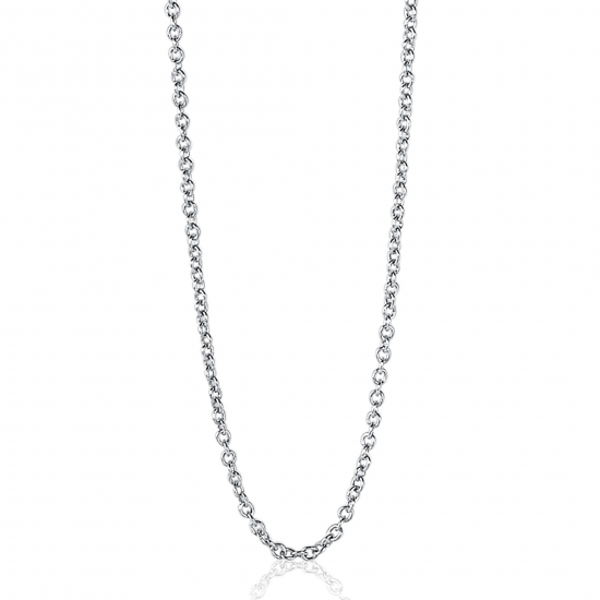 42cm ZINZI zilveren anker ketting ZILC-A42