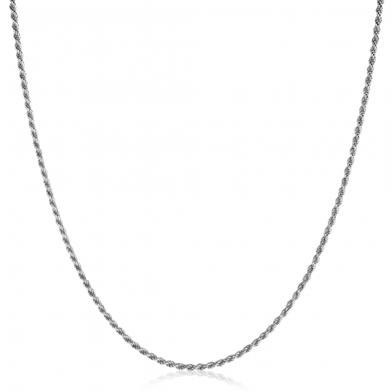 42cm ZINZI zilveren koord ketting ZILC-K42