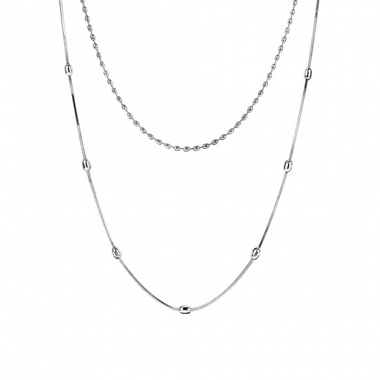 ZINZI zilveren multi-look ketting 40-45cm ZIC1345