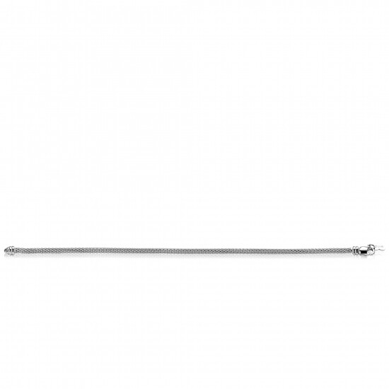 ZINZI zilveren popcorn armband 3mm breed 19cm ZIA2765