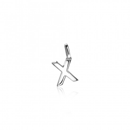 ZINZI zilveren letter hanger X ZIH2140X