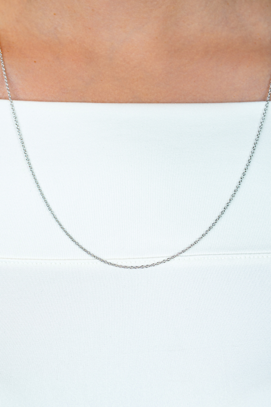 42cm ZINZI zilveren anker ketting ZILC-A42