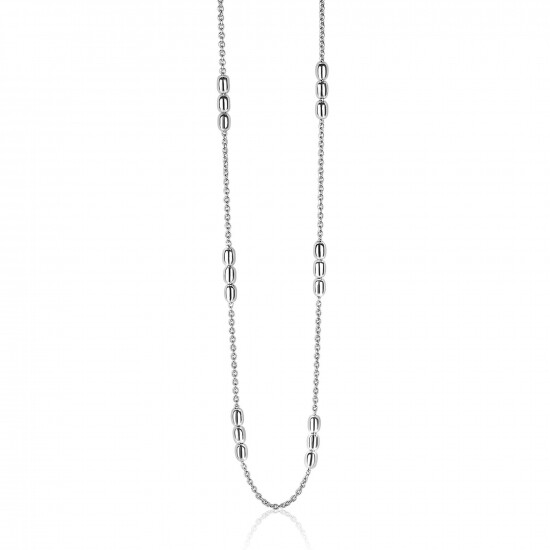 ZINZI zilveren fantasie ketting ovaal 42-45cm ZIC1809