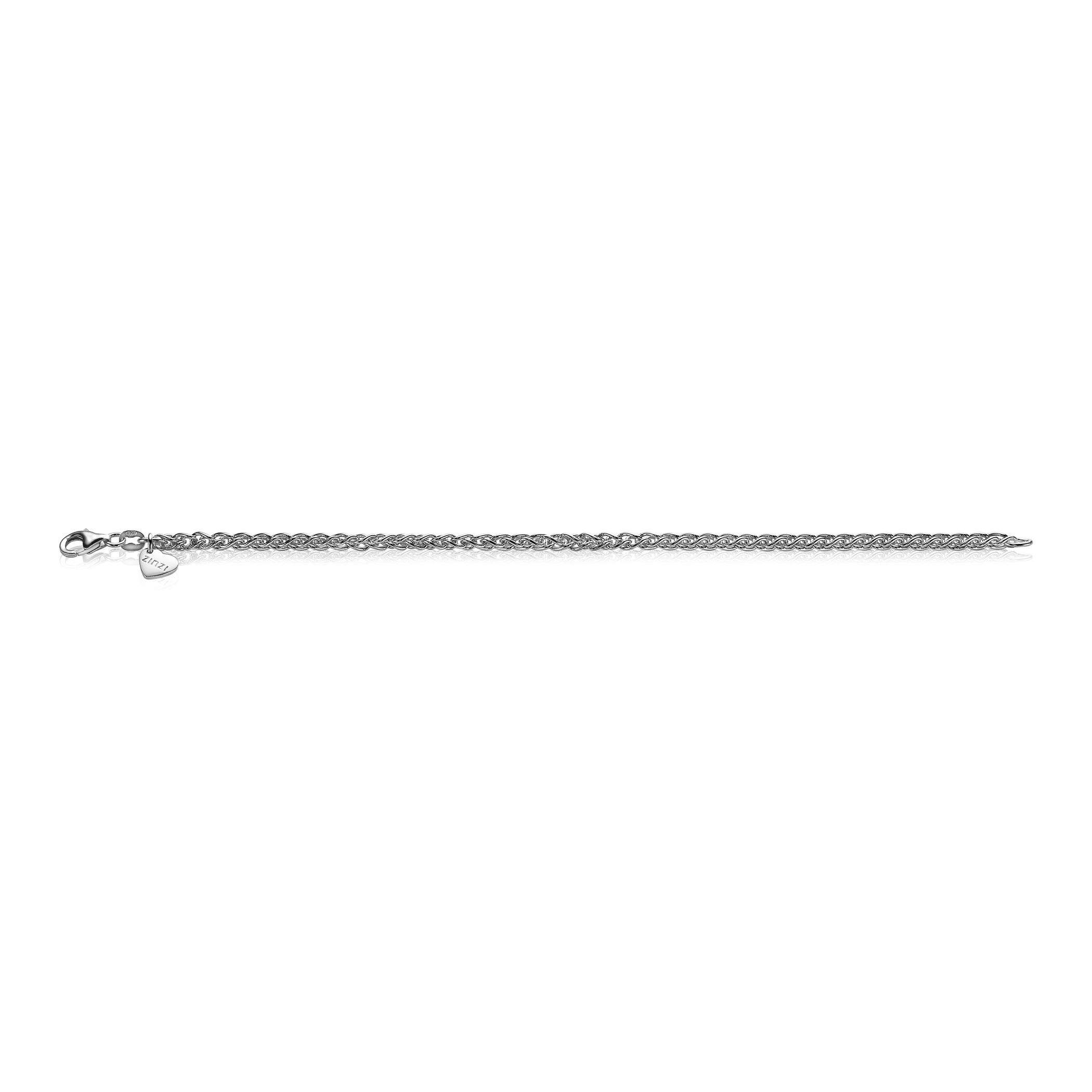 ZINZI zilveren palmier armband 3,5mm ZIA1260