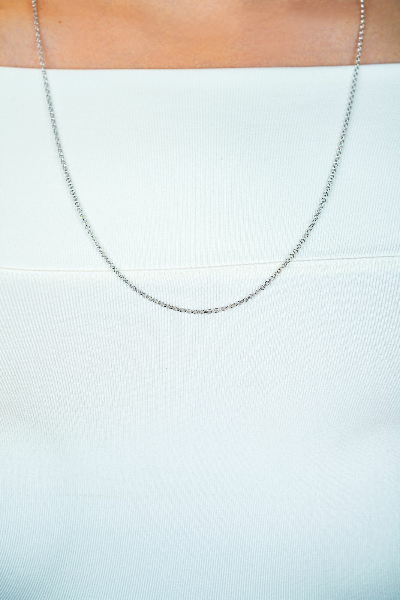 60 cm ZINZI zilveren jasseron ketting ZILC-J60