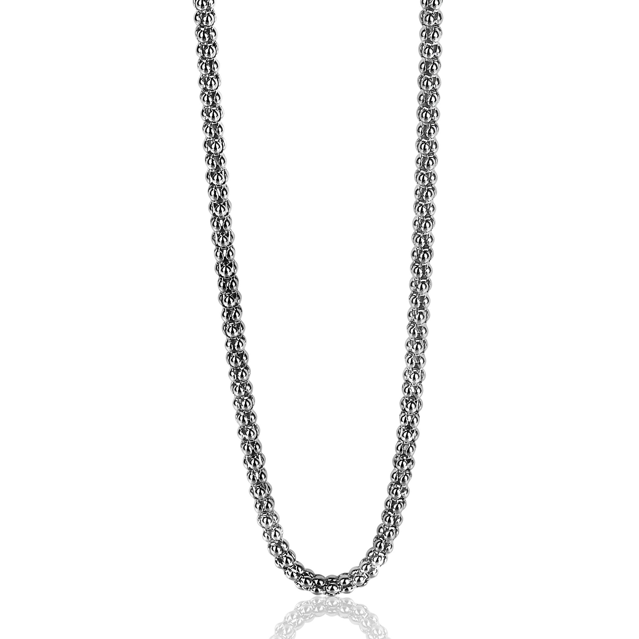 Zinzi zilveren schakelcollier 45cm ZIC1288