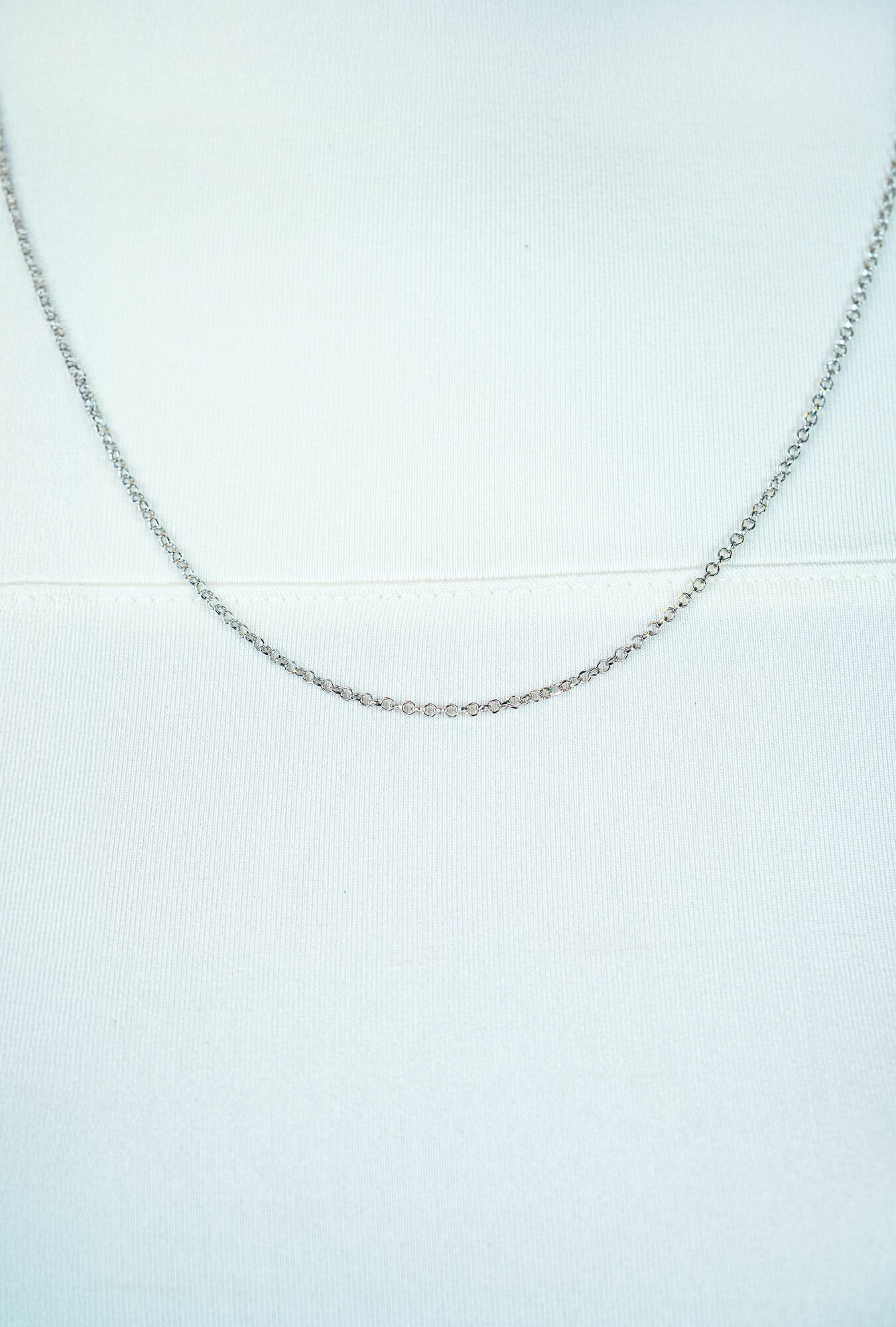60 cm ZINZI zilveren jasseron ketting ZILC-J60