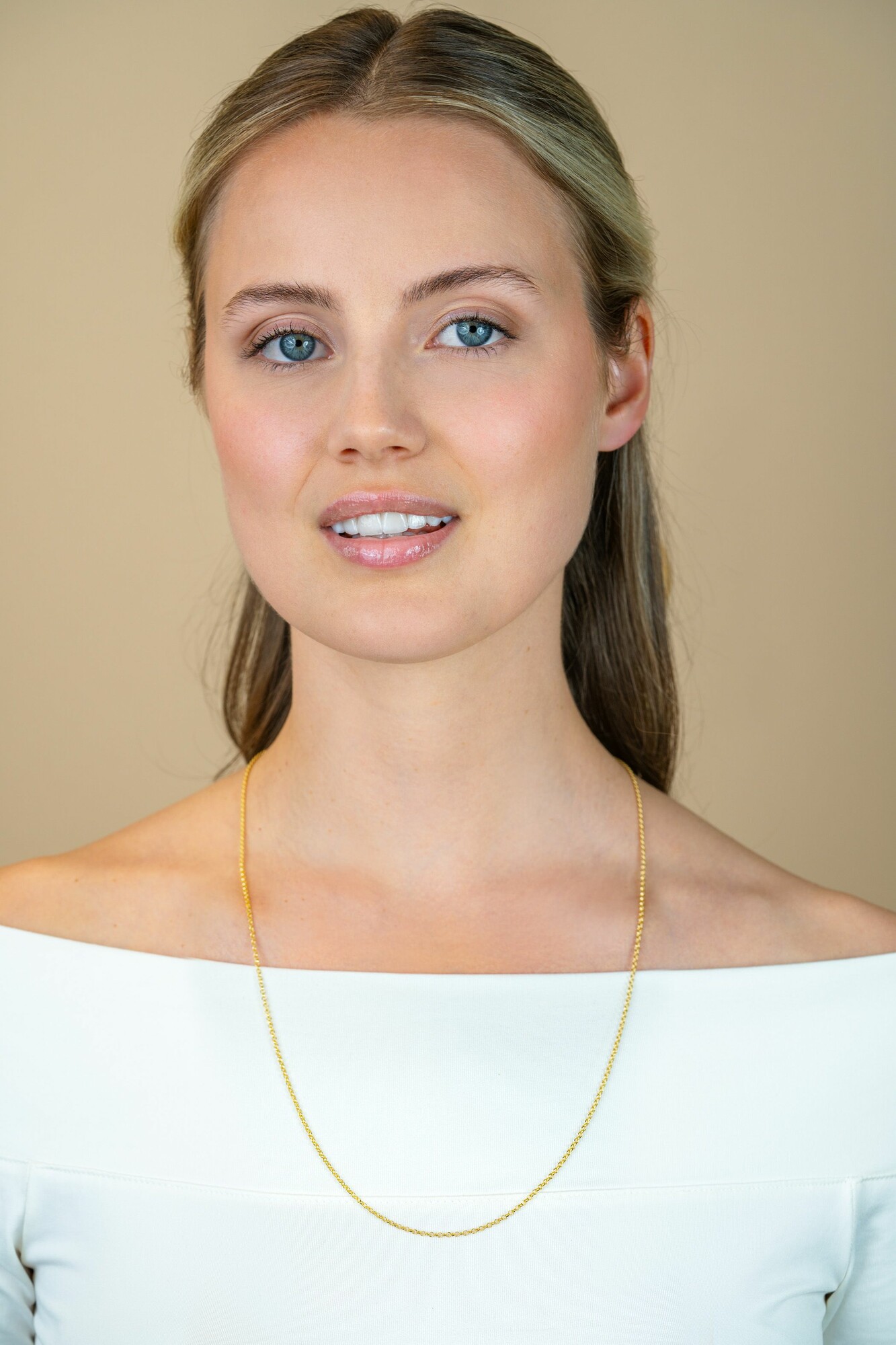 60cm ZINZI zilveren jasseron ketting geel verguld ZILC-J60G