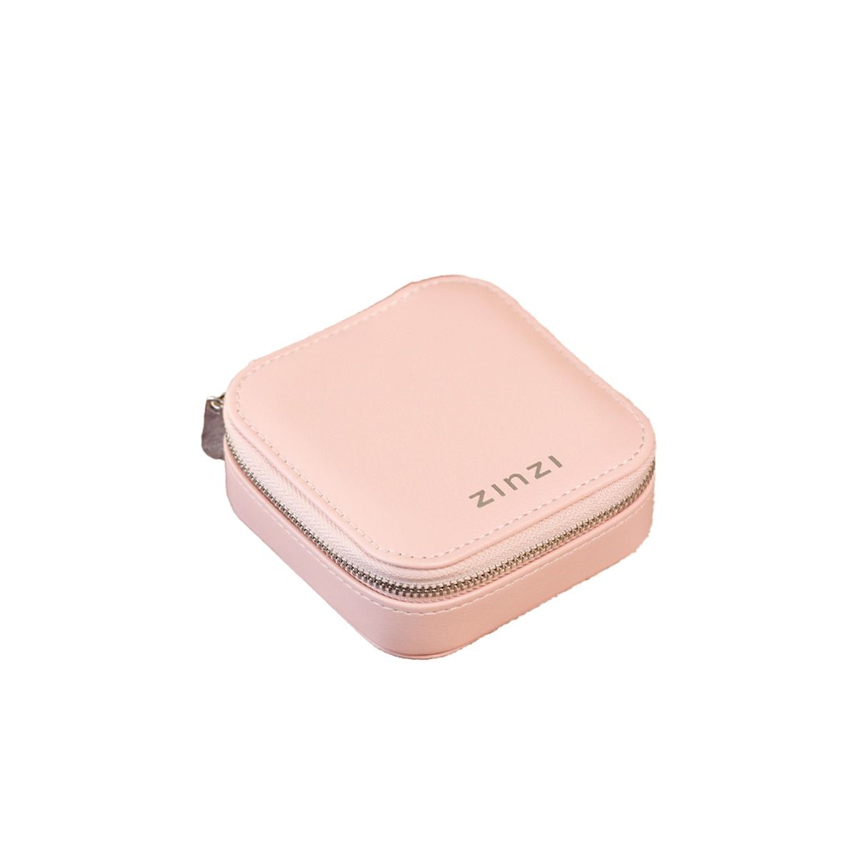 Luxe roze ZINZI sieradendoosje voor op reis
