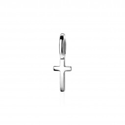 ZINZI zilveren hanger kruisje ZIH2082