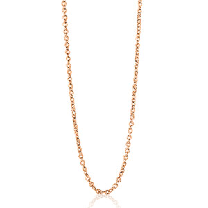 45cm ZINZI zilveren anker ketting rosé verguld ZILC-A45R