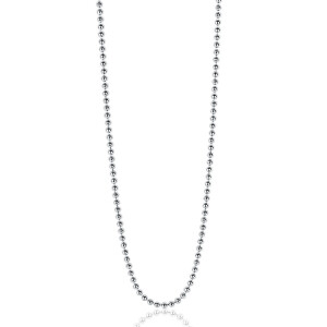 42cm ZINZI zilveren bolletjes ketting ZILC-B42