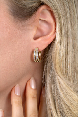 18mm ZINZI goldplated zilveren multi-look oorringen met luxe scharniersluiting 7mm breed ZIO2727YL